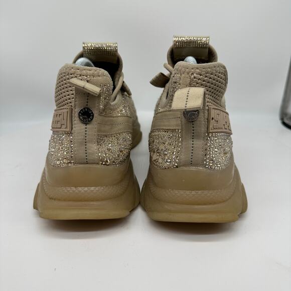 Steve Madden Maxima Glass Embellished  Fashion Sneakers Womens Size 11 Beaded - Picture 8 of 14